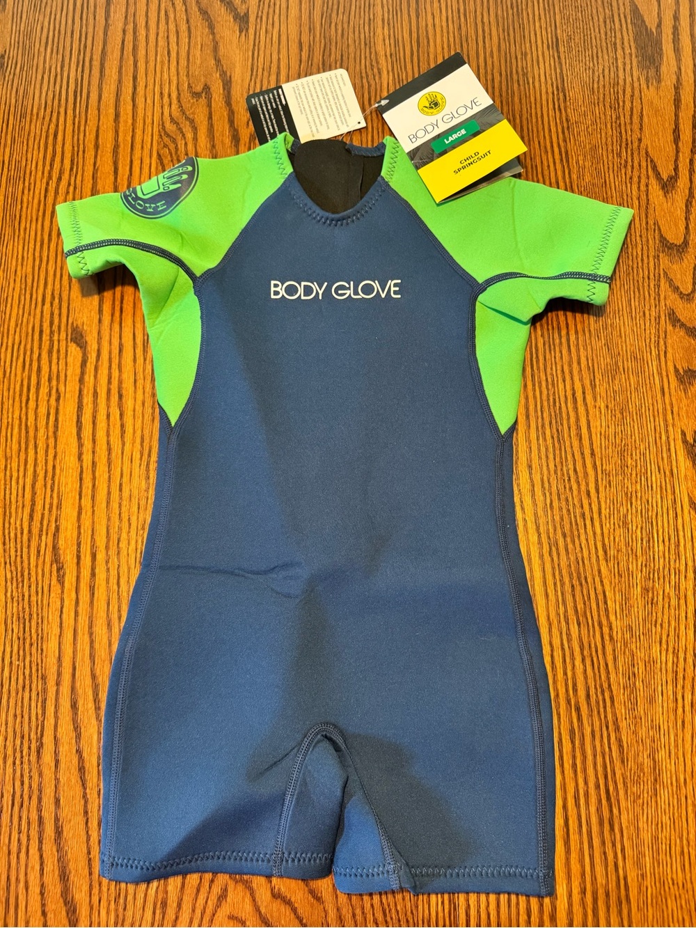 Body Glove Kids Blue and Green Wetsuit Size Large